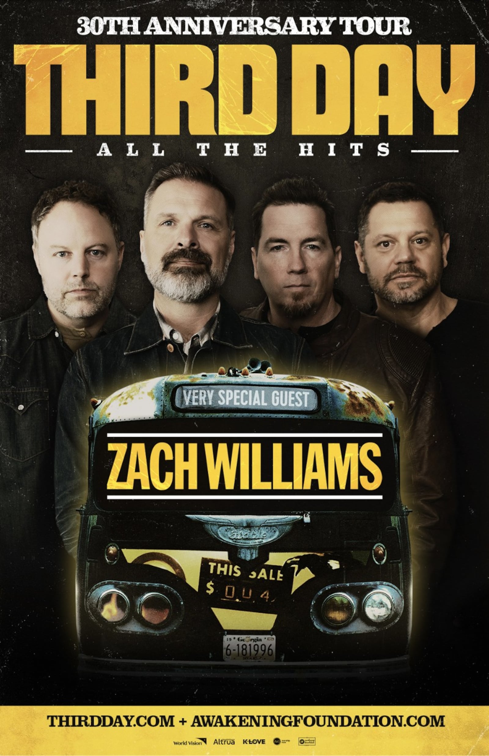 Third Day's 30th anniversary tour will be at the Nutter Center May 7, 2026. CONTRIBUTED
