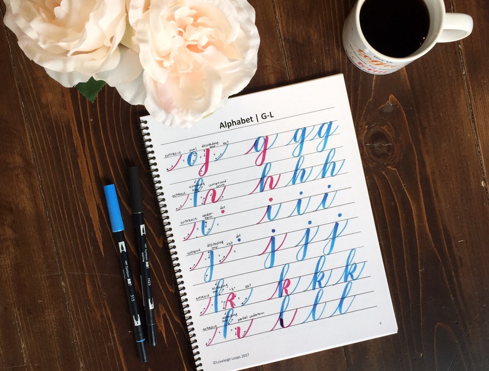 Loveleigh Loops, a Dayton-based calligraphy company, will host two workshops at Knack Creative. Intro to Brush Lettering will be held May 23, and Copperplate Calligraphy will be held May 24. Classes will be 6-8:30 p.m. at Knack Creative, 42 W. 5th St., Dayton. Contributed photo.