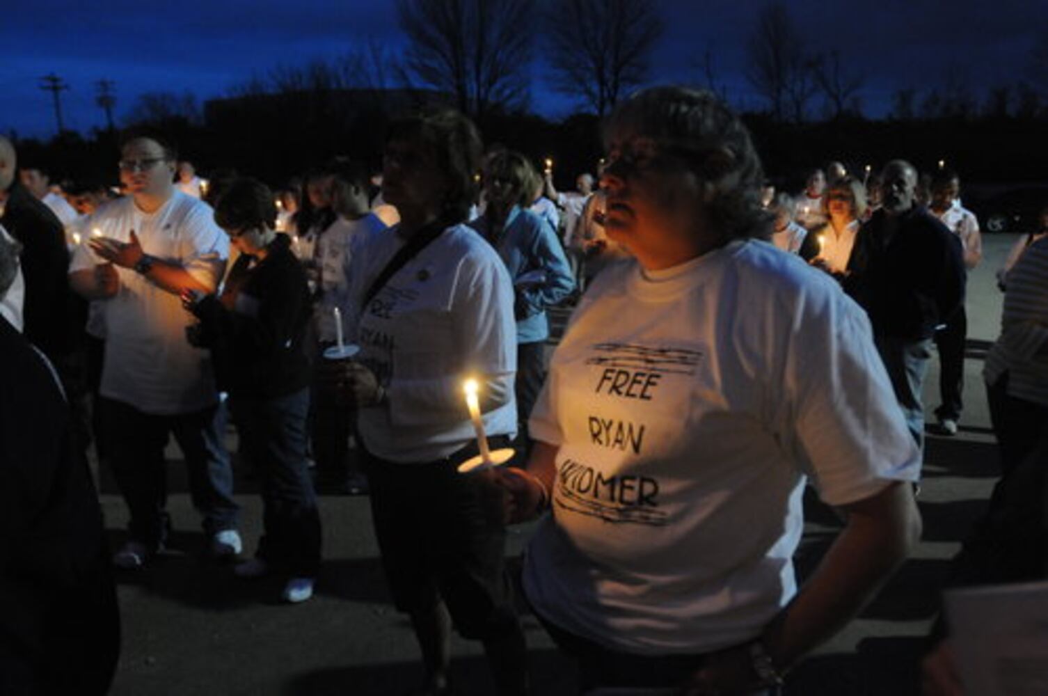 Vigil held for Ryan Widmer