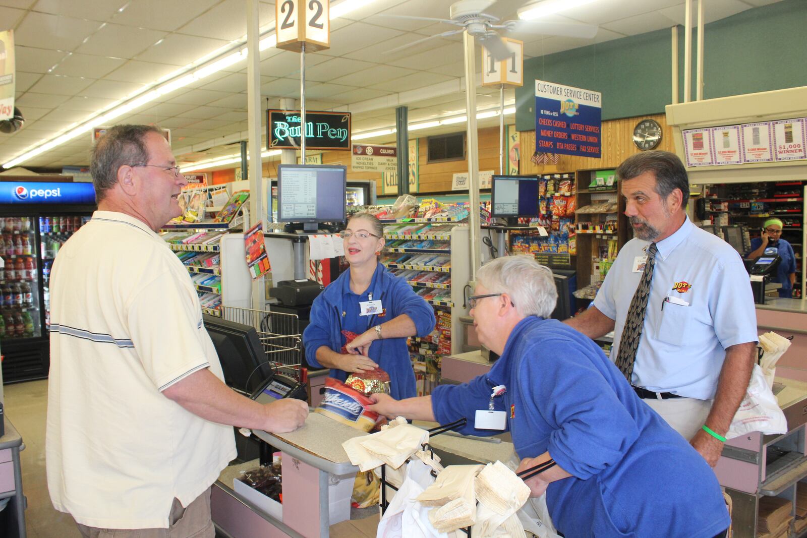 We take you on a tour of Dot's Market with owner Robert Bernhard Jr.  (Photo by Amelia Robinson)