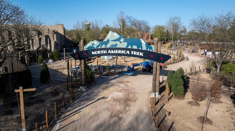 The Columbus Zoo's North America Trek expansion will open summer 2025. Photo by- Grahm S. Jones. Contributed