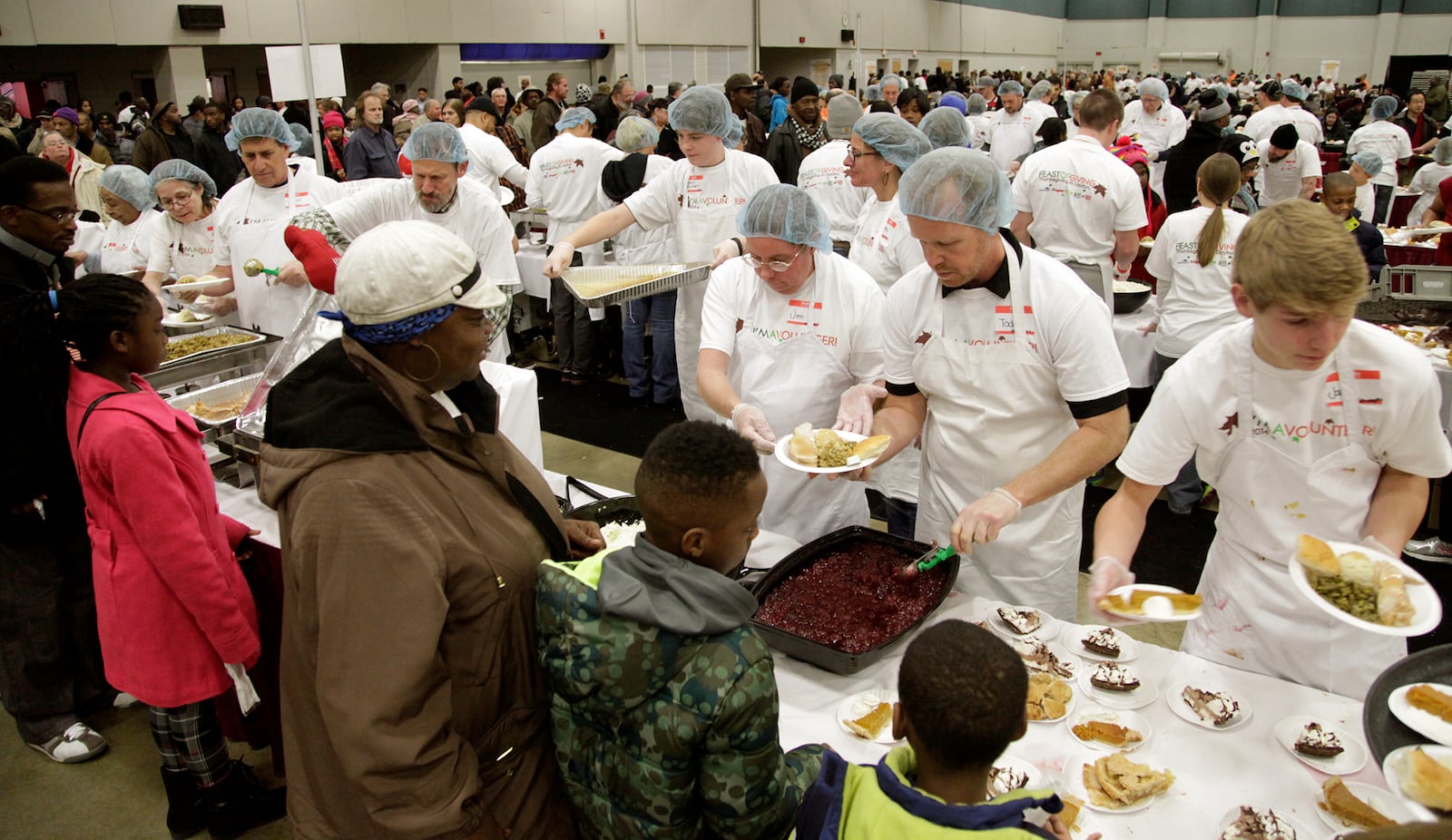 The Feast of Giving will return Thanksgiving Day at the Dayton Convention Center. STAFF