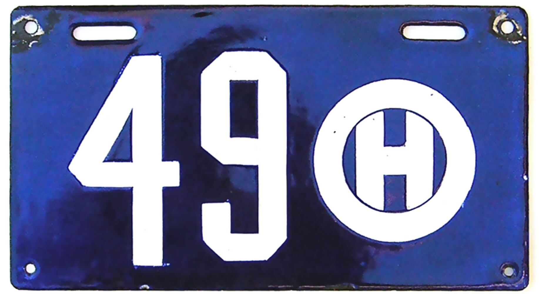 Ohio vintage license plates