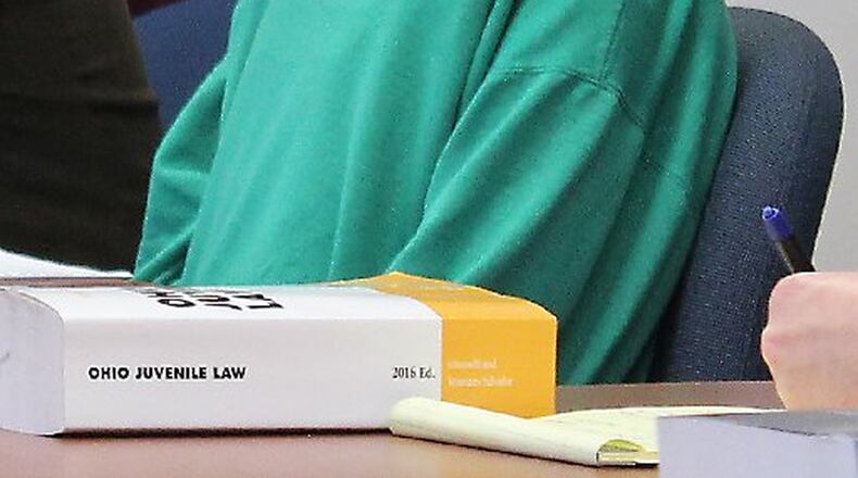 Donovan Nicholas. A judge has previously ordered his face not to be shown. Staff photo