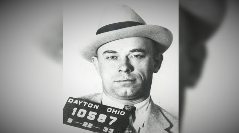 Sept. 22, 1933 Dayton arrest photo of John Dillinger. DAYTON DAILY NEWS ARCHIVE