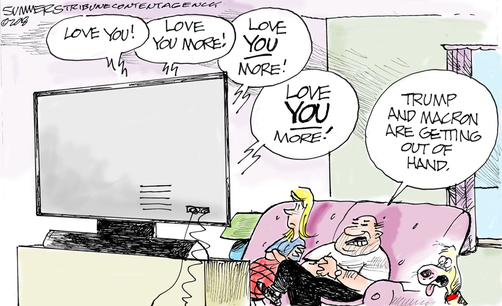 Week in cartoons: Barbara Bush, France's Macron and more