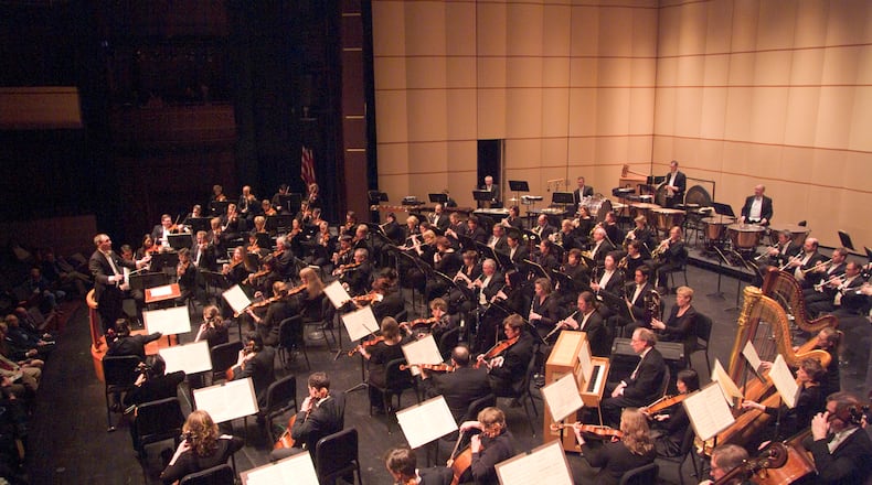 The Dayton Philharmonic Orchestra. PHOTO BY ANDY SNOW