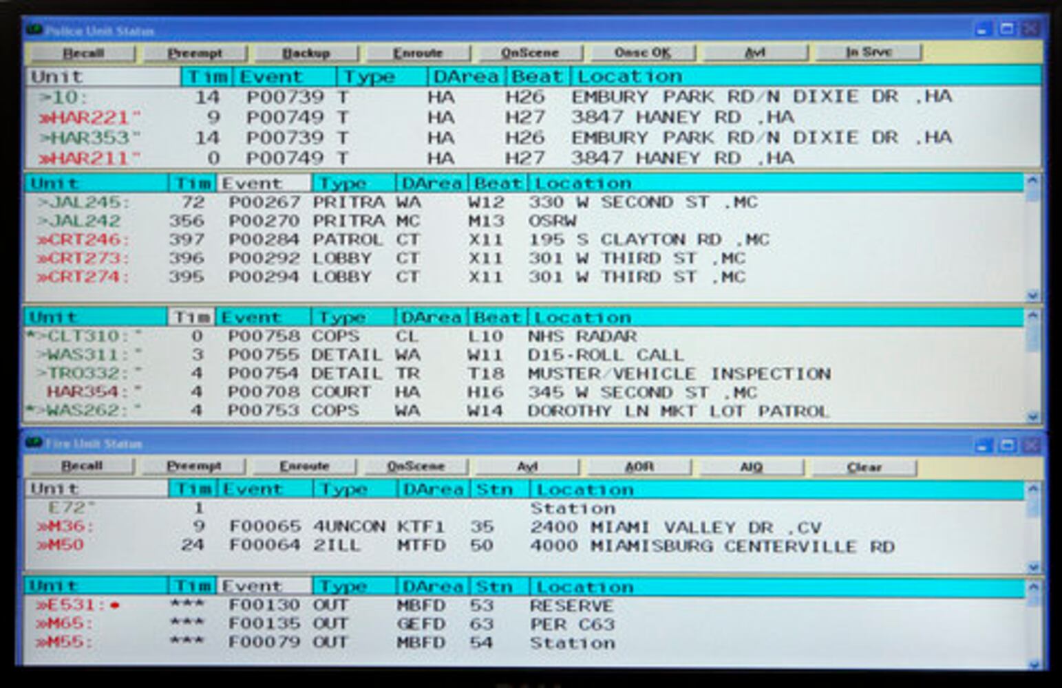 Montgomery County regional dispatch center