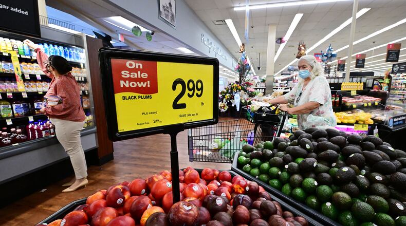 Programs are available to help seniors with costs as food prices rise due to inflation. FREDERIC J. BROWN/AFP/GETTY IMAGES/TNS