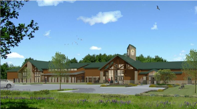 Rendering of proposed SICSA pet adoption center.