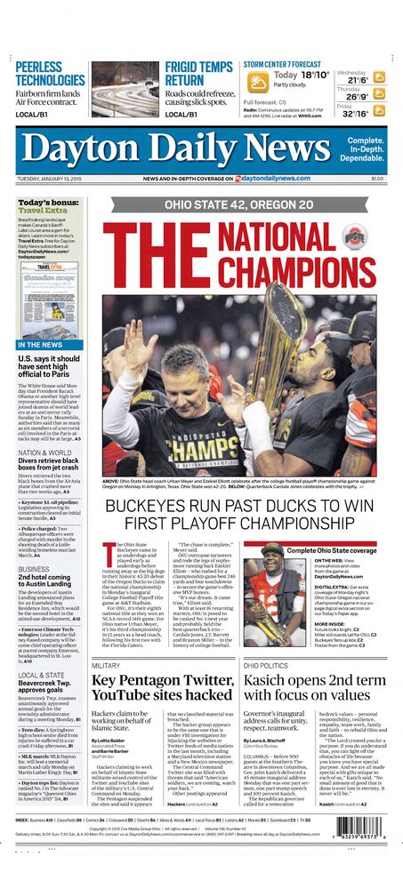Ohio State Football pages
