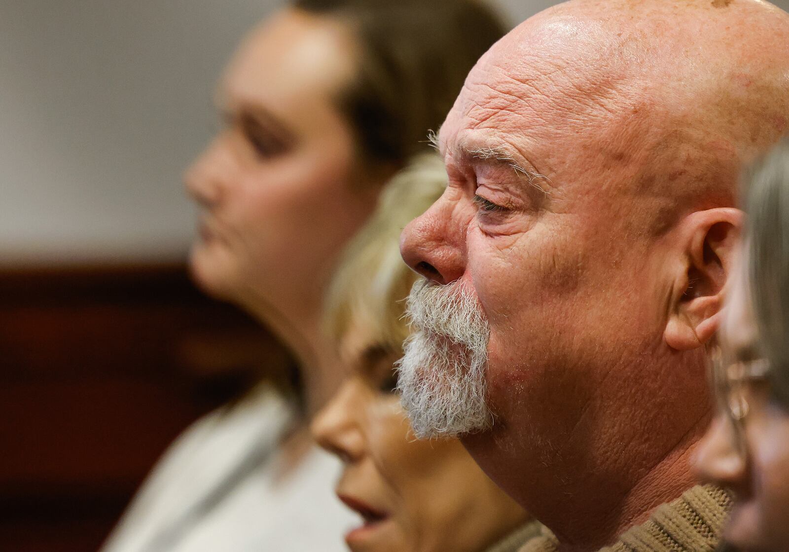 Dave Markham, the father of Katelyn Markham attends an early release hearing Jan. 9, 2026 for John Carter, who pleaded guilty to her death. Carter was denied early release from prison. NICK GRAHAM, STAFF