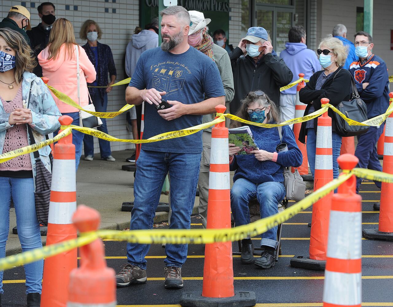 Early voting lines in Greene County