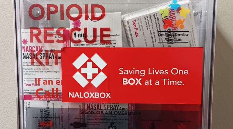 Montgomery County Alcohol, Drug Addiction and Mental Health Services will install a Naloxbox for free at any business or location the requests it. The agency is looking to install these safety kits, which include Narcan nasal sprays and other safety items, at a variety of locations, such as churches, bars, restaurants, and more. SAMANTHA WILDOW\STAFF