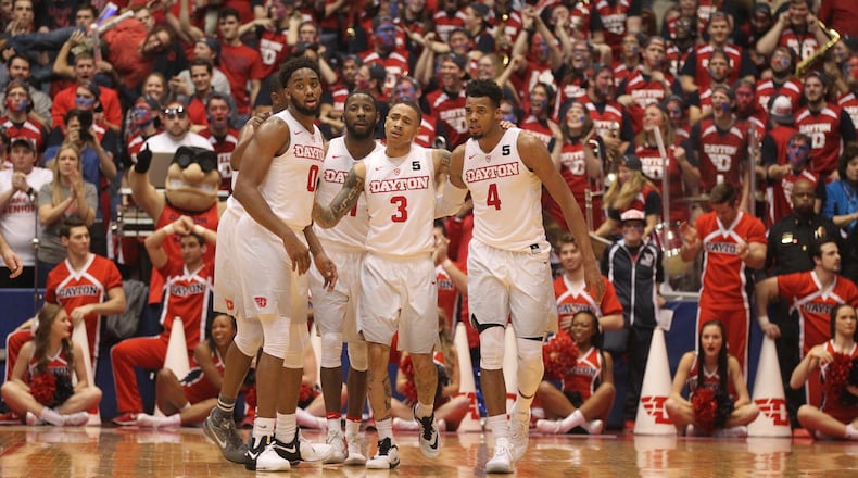 Dayton against Virginia Commonwealth on Wednesday, March 1, 2017, at UD Arena.