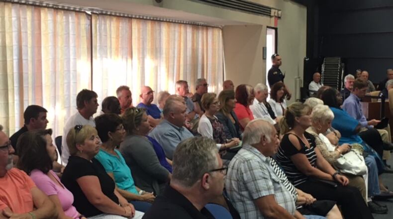 Residents turned out for Monday night's, June 19, 2017, public hearing on the Stony Hollow Landfill. (Nick Blizzard/Staff)