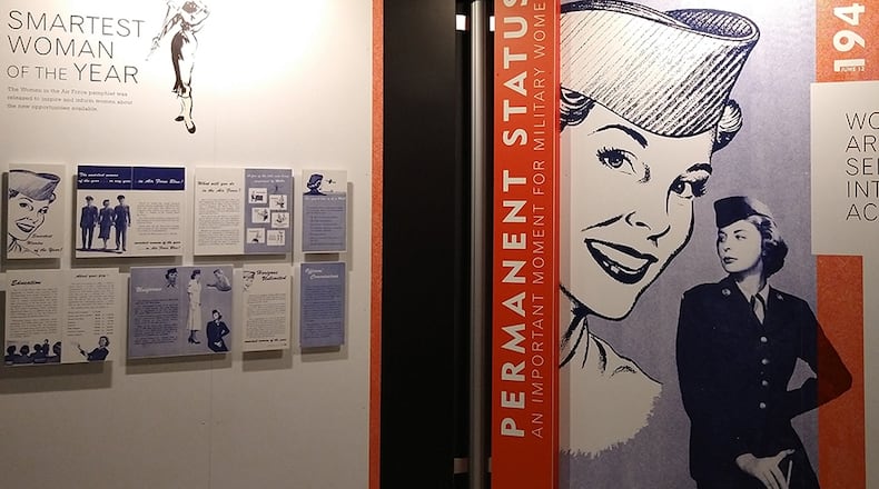 The National Museum of the U.S. Air Force will host a presentation on March 5 called “Women in the Air Force: From Yesterday into Tomorrow.” The museum’s new exhibit highlights civilian and military women and their achievements in aviation. U.S. AIR FORCE PHOTO