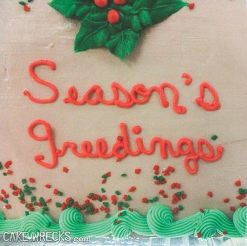 Cake Wrecks Horrible Holiday Cakes