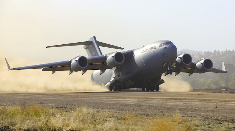 The Air Force paid over 80 times more than it should have for lavatory soap dispensers on one of its most versatile cargo planes, a significant part of nearly $1 million in wasteful spending, a watchdog agency concluded in a new audit. (U.S. Air Force photo)