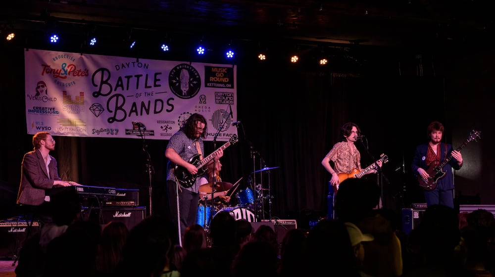 The Dayton Battle of the Bands Finale happened at The Brightside Music & Event Venue in downtown Dayton on Saturday, March 7, 2026, featuring Catsteel, Paid Leave, Obscured, Tronee Threat, Yuppie, and Good Soup. Paid Leave won the finale followed by second place Good Soup and third place Yuppie. TOM GILLIAM / CONTRIBUTING PHOTOGRAPHER