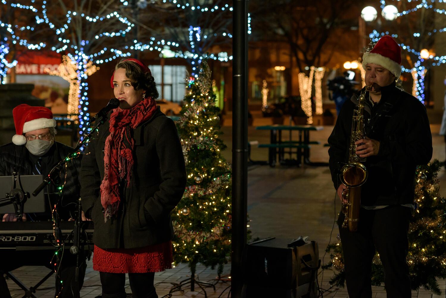 PHOTOS:  A behind the scenes look at filming of Downtown Dayton's Virtual Grande Illumination
