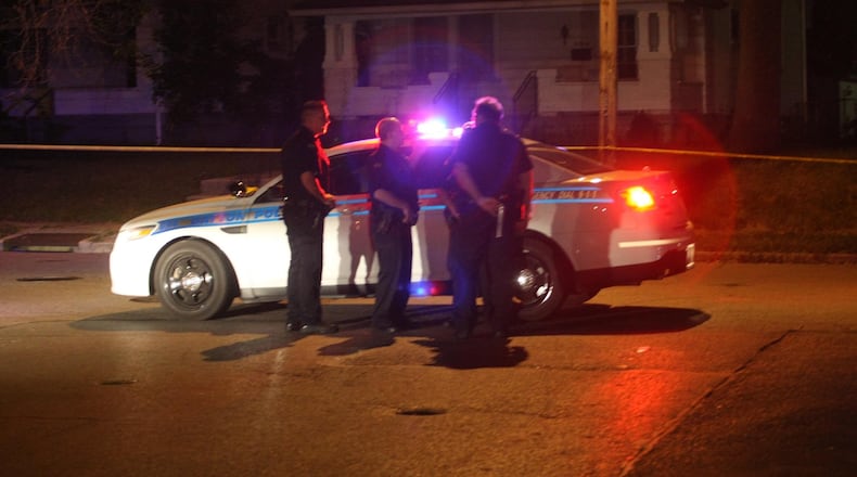Dayton police are investigating a shooting reported in the 200 block of Richmond Avenue on Sept. 9. (Tim Chesnut/Staff)
