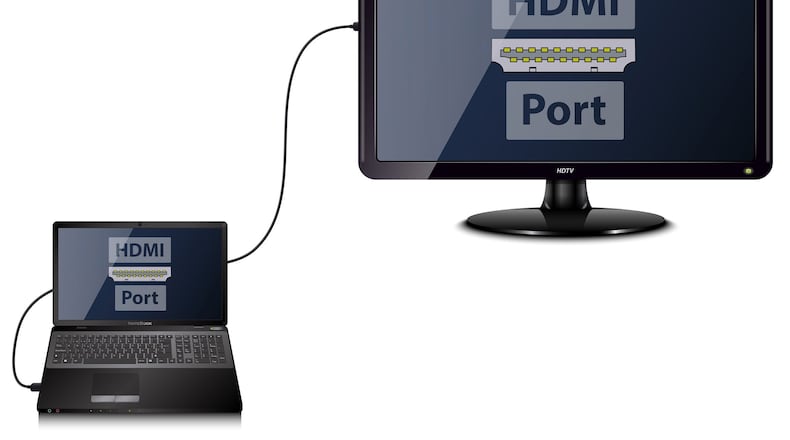 There are many ways to use your TV as a computer monitor. One way is through a direct cable connection. (Pablo Fernandez Rivera/Dreamstime/TNS)