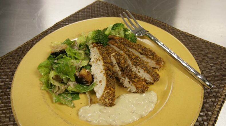 Flax-crusted Oven Fried Chicken. (William Archie/Detroit Free Press/TNS)