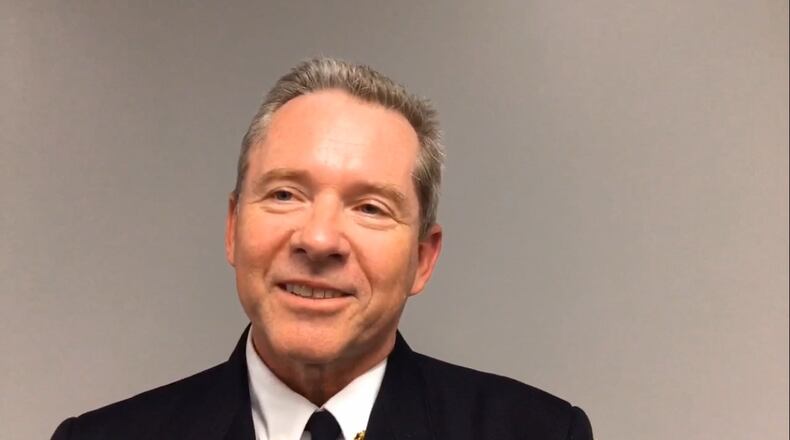 Former fire chief Mark Carpenter was promoted to city manager in September.