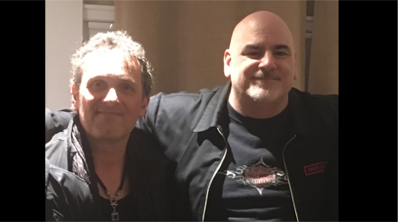 Def Leppard guitarist Vivian Campbell and Joe Rock