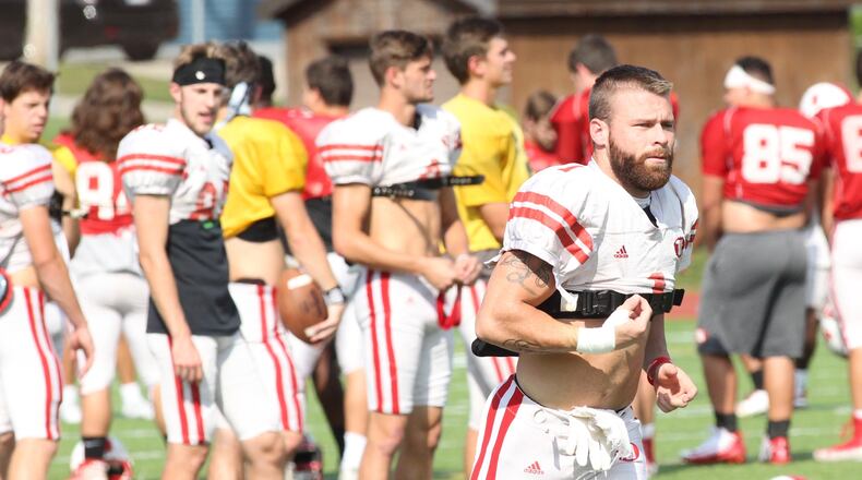Wittenberg’s Jeff Tiffner practices on Wednesday, Sept. 19, 2018, at Edwards-Maurer Field in Springfield. David Jablonski/Staff