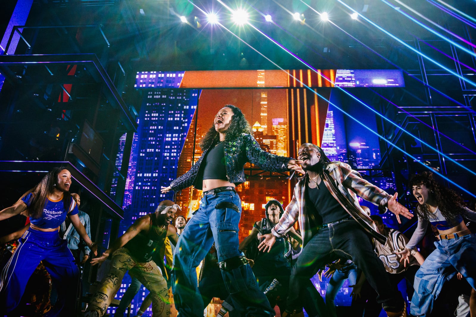 The regional premiere of the Alicia Keys musical "Hell's Kitchen" continues through Jan. 25 at Cincinnati's Aronoff Center. Pictured here is the original Broadway cast. Photo by Marc J. Franklin