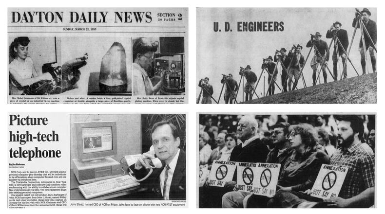 Dayton history headlines for the week of March 19 - March 25. DAYTON DAILY NEWS ARCHIVES