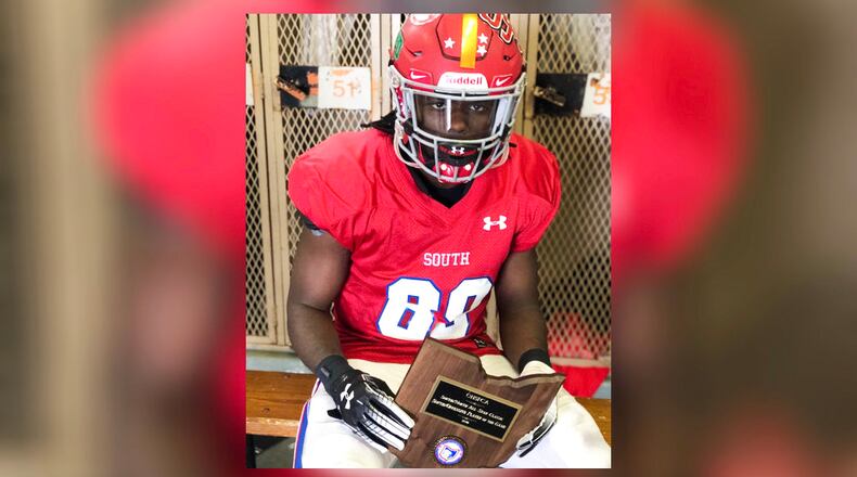 Twon Hines of Northridge was the South All-Stars offensive MVP. CONTRIBUTED PHOTO