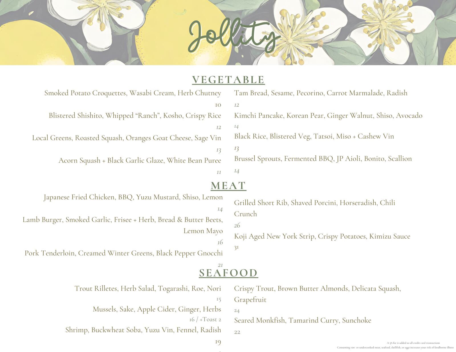 As the new year will soon be upon us, Jollity in Dayton’s Fire Blocks District is relaunching its menu and bringing it back to the restaurant’s original intention of offering small, sharable plates (CONTRIBUTED PHOTO).