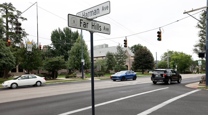 The state’s resurfacing of Ohio 48 in Oakwood has been temporarily halted. Asphalt mixing issues have prompted the suspension of the work on the state route, known locally as Far Hills Avenue. MARSHALL GORBY\STAFF