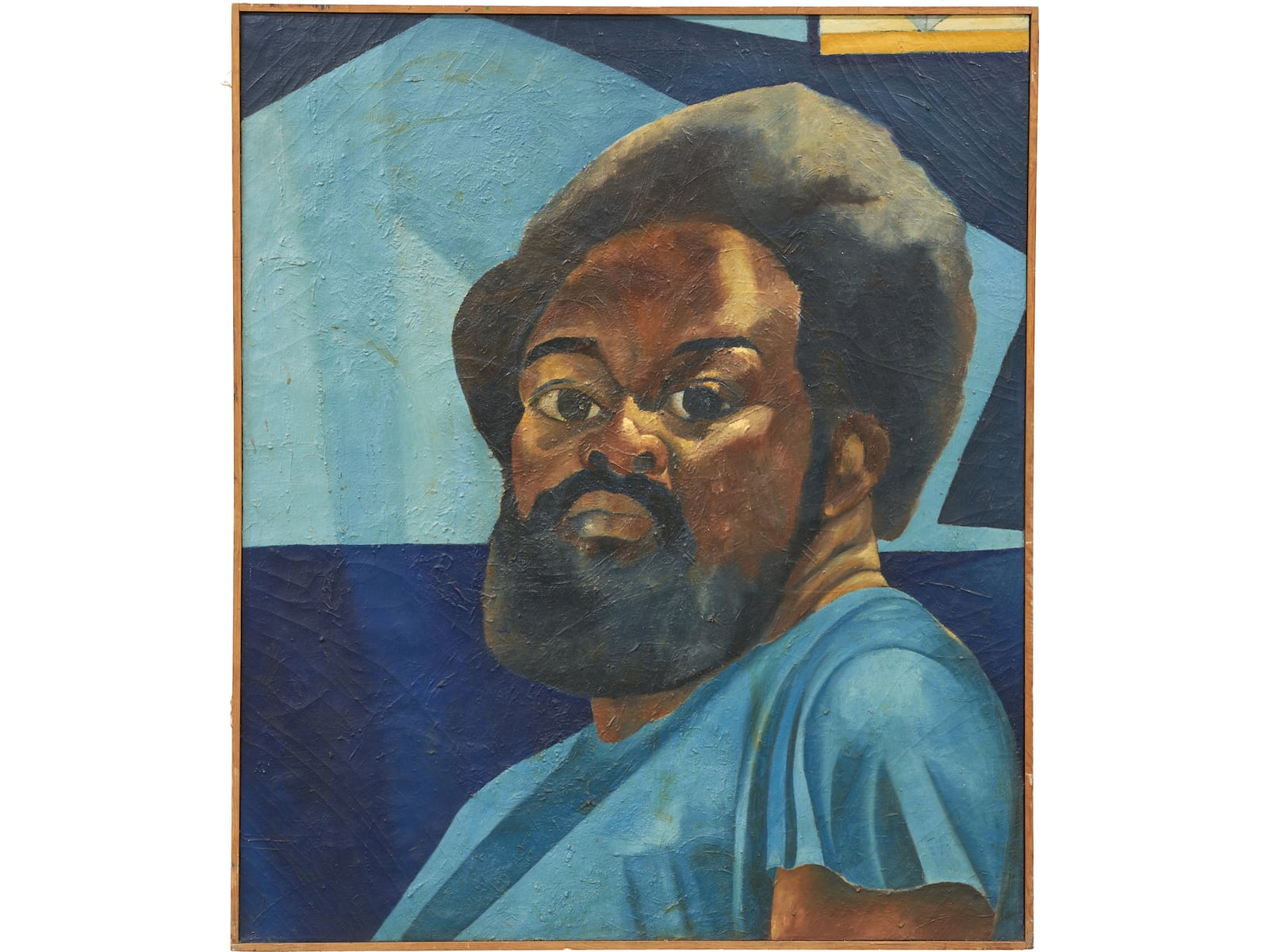 Curtis Barnes, Sr., Afro, 1970, Oil on canvas. Courtesy of the Barnes Family. CONTRIBUTED