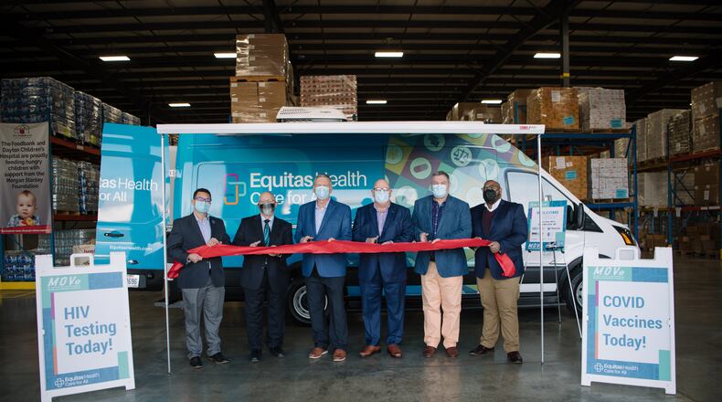 Equitas Health launched a Mobile Outreach Vehicle for COVID-19 and HIV testing earlier this month in Dayton. The vehicle will help improve testing access for hard-to-reach populations and
residents who have been left out out of traditional medical settings. CONTRIBUTED