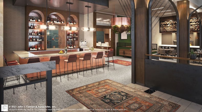 A rendering of the Hotel Ardent at 137 N. Main St. in downtown Dayton. CONTRIBUTED