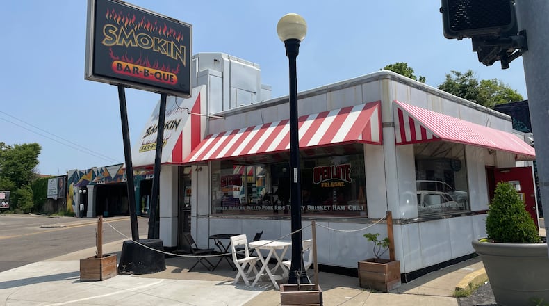 Mug Mafia will be located at 200 E. Fifth St. in the former space of Smokin' Bar-B-Que. NATALIE JONES/STAFF