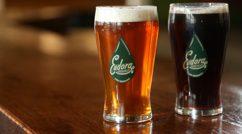 The Eudora Brewing Company will open the doors to its new Kettering brewery at 3022 Wilmington Pike on Jan. 11 The new site has a 20,000-square-foot taproom, restaurant and 18 taps of new and classic Eudora beers, craft root beer and nitro cold-brew coffee. LISA POWELL / STAFF