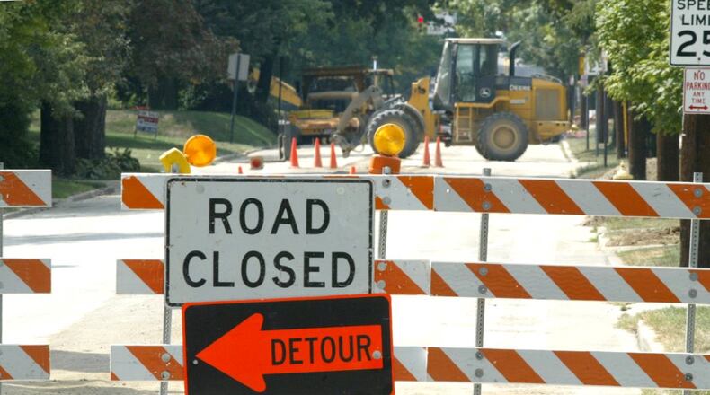 A portion of Ohio 725 in Miamisburg is closed for emergency repairs, according to the city. FILE PHOTO