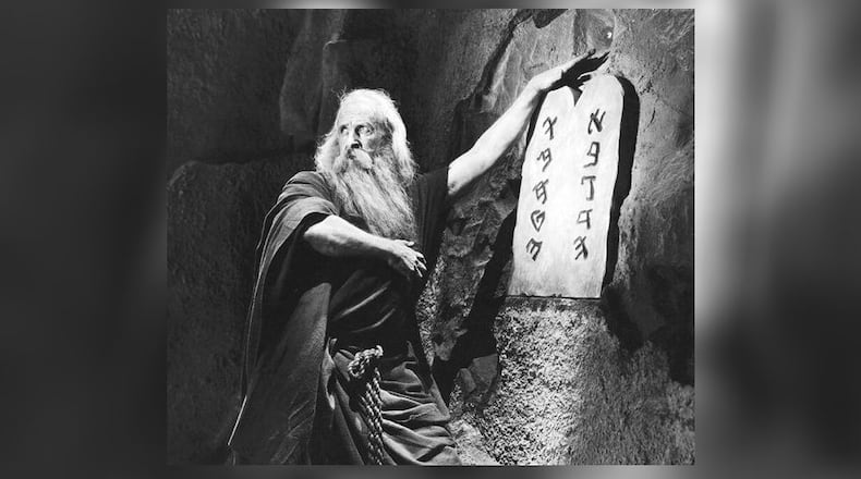 Theodore Roberts in Cecil B. DeMille's "The Ten Commandments," 1923. Paramount Pictures. CONTRIBUTED