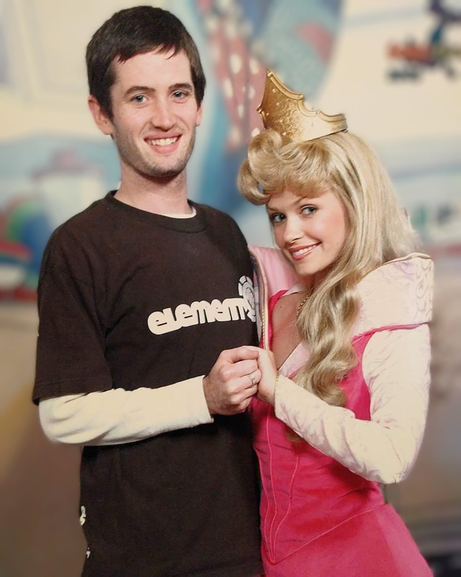 Ashley Campbell (R) as Sleeping Beauty with her then husband to be Jared Campbell at Disneyland in 2005. CONTRIBUTED