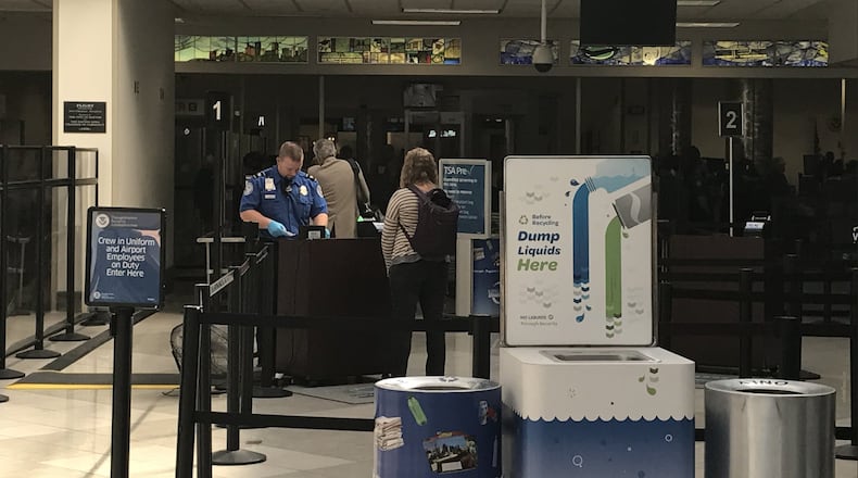 Inside the Dayton International Airport