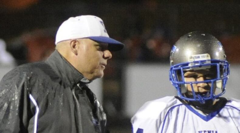 Bob DeLong resigned after eight seasons as the Xenia High School head football coach. MARC PENDLETON / STAFF