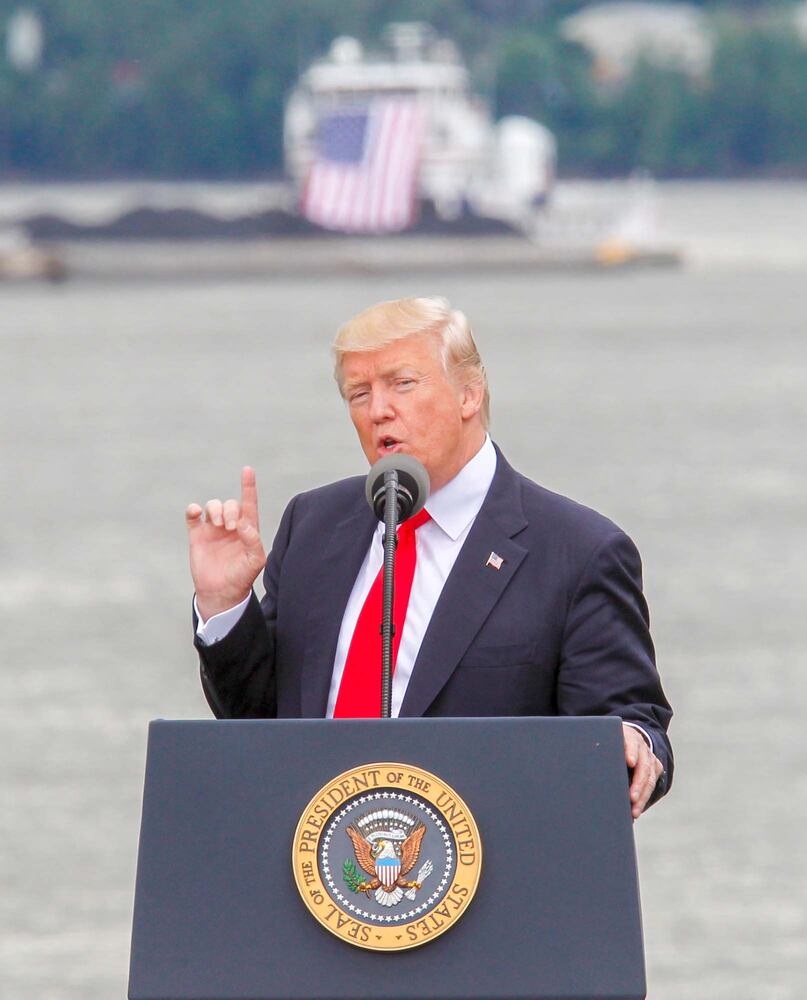 PHOTOS President Trump's past visits to the region.