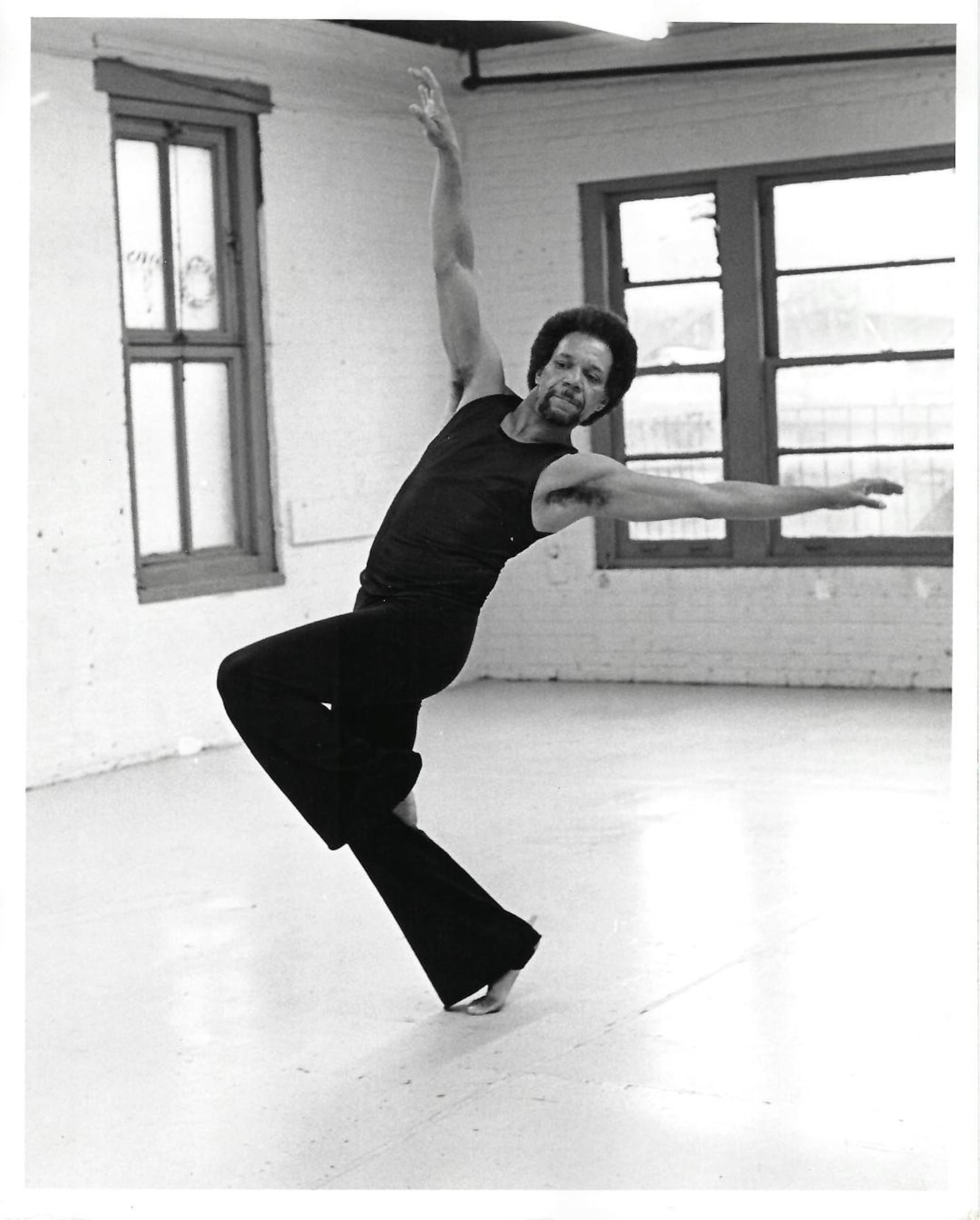 Nat Horne dancing in his studio. Contributed photo courtesy of Benjamin Magnuson
