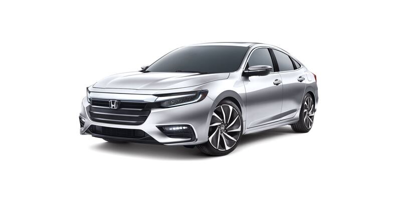 Honda calls the Insight that debuted at the Detroit show a prototype, but the production model due to go on sale in the summer should be virtually identical. Honda photo