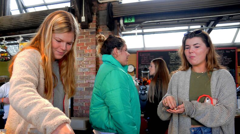 Harvest Holiday Weekend on Saturday, Oct. 26 and Sunday, Oct. 27 at 2nd Street Market offered family-friendly fun with lots of “spook-tacular” activities including pumpkin decorating, a costume parade, a scavenger hunt, trick-or-treating at the different vendor booths and more. DAVID MOODIE / CONTRIBUTING PHOTOGRAPHER